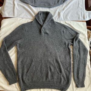 Men’s Shawl Neck 100% Cashmere Sweater